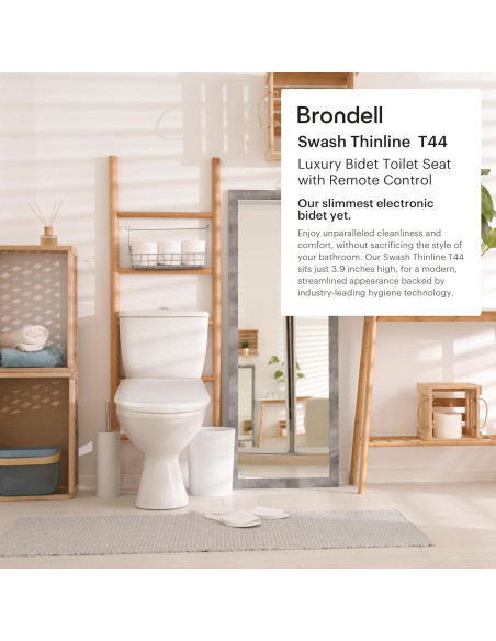 Asiento de Inodoro Bidet Eléctrico Brondell T44-RW 3.95kg