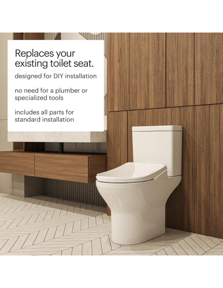 Asiento de Inodoro Bidet Eléctrico Brondell T44-RW 3.95kg