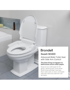 Asiento de Inodoro Bidet Eléctrico Brondell SE400 Alargado 2