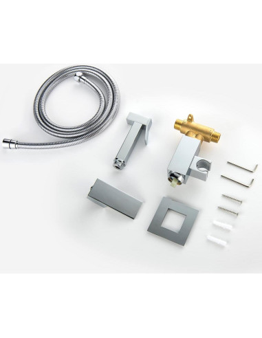 Rociador de Bidet de Mano Gaosin Cromo Agua Caliente y Fría