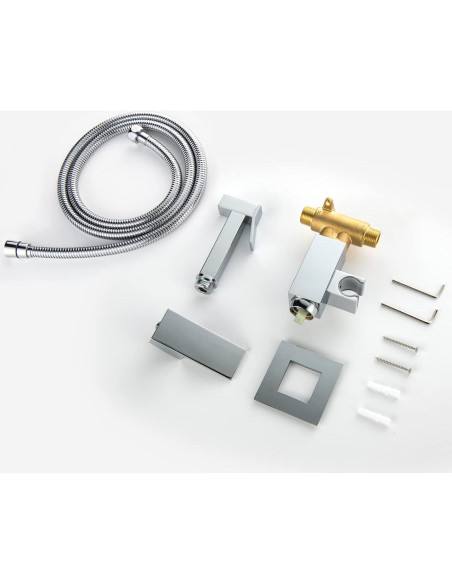 Rociador de Bidet de Mano Gaosin Cromo Agua Caliente y Fría Rociador de Bidet de Mano Gaosin Cromo Agua Caliente y Fría