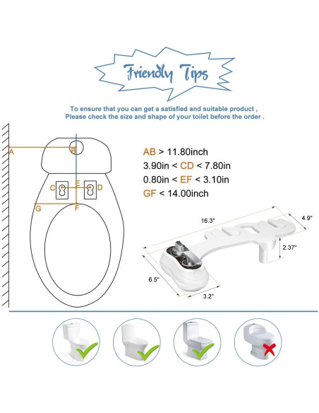 Accesorio de Bidet Apure AB121 Agua Caliente y Fría Accesorio de Bidet Apure AB121 Agua Caliente y Fría