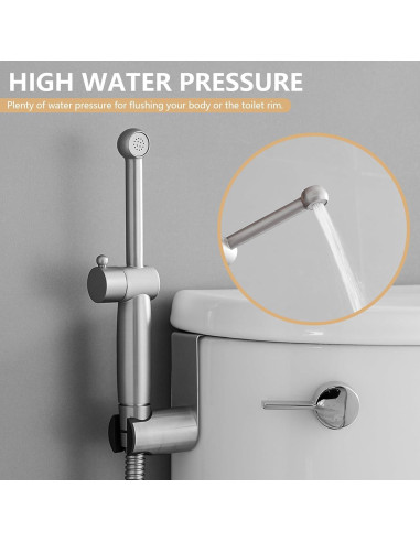 Juego de Rociador de Bidet BATHLAVISH Latón Oro Cepillado