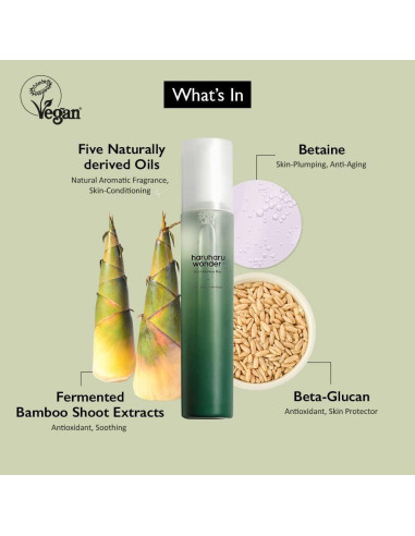 Haruharu Wonder Mist Hidratante 150 ml - Bambú Negro