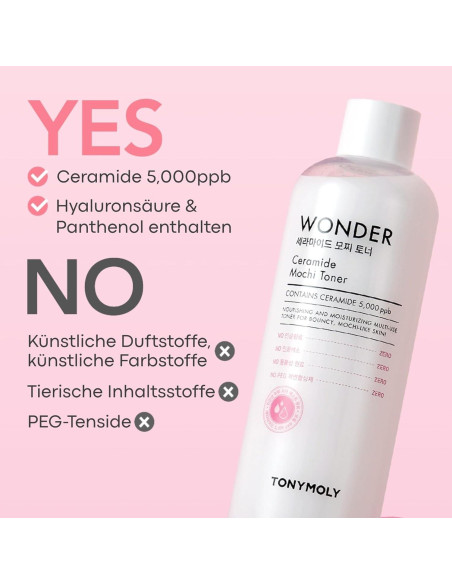 Toner Hidratante TONYMOLY Wonder Ceramide 500 ml Piel Saludable Toner Hidratante TONYMOLY Wonder Ceramide 500 ml Piel Saludable