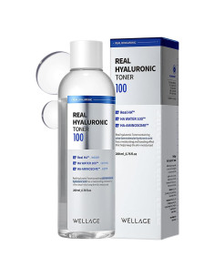 Tónico Hidratante WELLAGE 200ml - Ácido Hialurónico 93%
