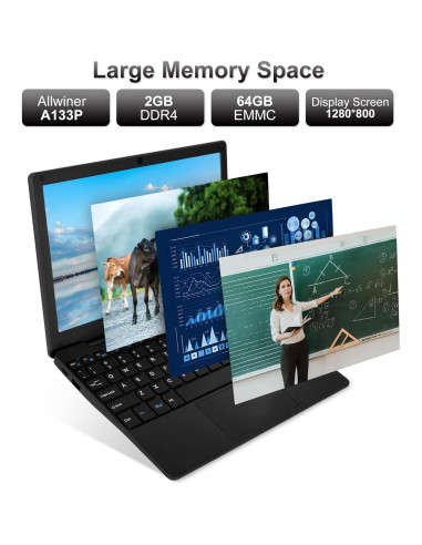 Laptop Mini HBESTORE 10.1" Android 12.0 2GB RAM 64GB EMMC