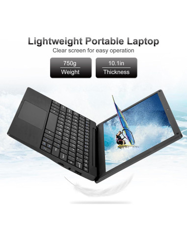 Laptop Mini HBESTORE 10.1" Android 12.0 2GB RAM 64GB EMMC