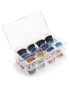 Organizador de Gafas de Sol BOPai Acrílico Apilable - 2 Piezas