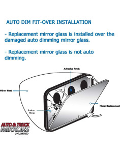 Cristal de Espejo Lado Pasajero Chrysler Pacifica 2017-2022 2