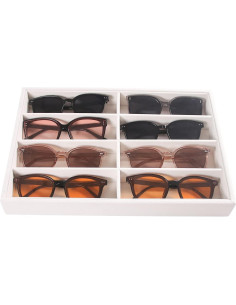 Organizador de Gafas Beige Pangkeep 8 Compartimentos 2