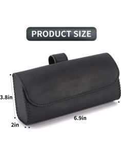 Soporte de Gafas Accmor para Visera de Coche Negro 2