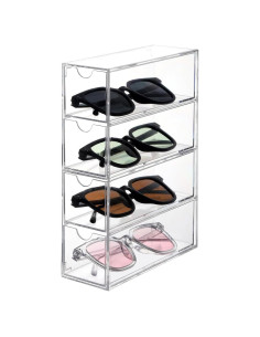 Organizador de Gafas de Sol RAMFIYN Acrílico Transparente 4 Cajones