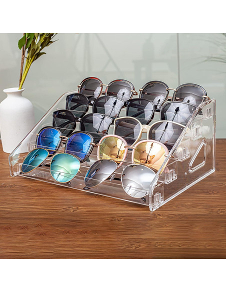 Organizador de Esmaltes y Gafas ALUYUYO 7 Niveles 30x29.5cm