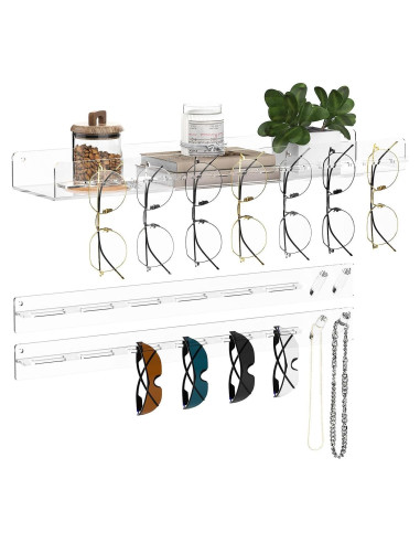 Organizador de Gafas de Sol MoKo 3 Pack Acrílico Montado