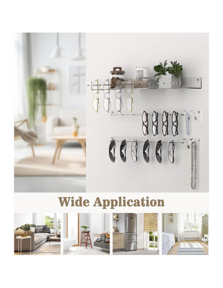 Organizador de Gafas de Sol MoKo 3 Pack Acrílico Montado Organizador de Gafas de Sol MoKo 3 Pack Acrílico Montado