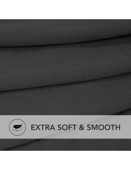 Cubiertas de Sofá Seccional PureFit Gris Oscuro 2 Pcs