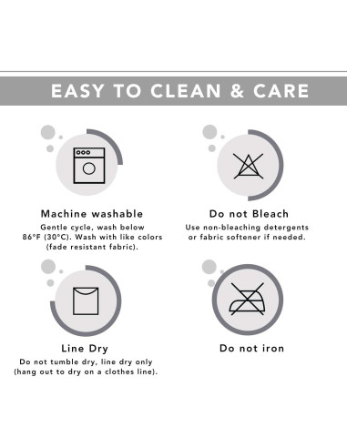 Cubiertas de Sofá Seccional PureFit Gris Oscuro 2 Pcs