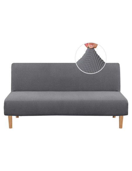 Funda de Futón Estirable H.VERSAILTEX Gris Jacquard 1 Pieza