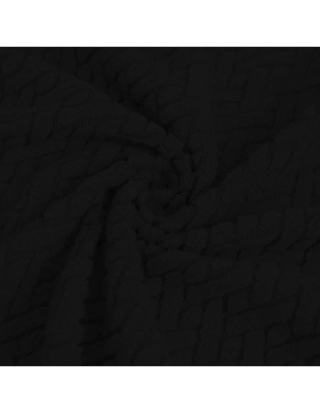 Funda de Sofá Jacquard Easy-Going Negra 1 Pieza Antideslizante