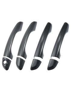 Cubierta de Manija de Puerta Exterior ABS X AUTOHAUX para Hyundai Elantra 2017-2020