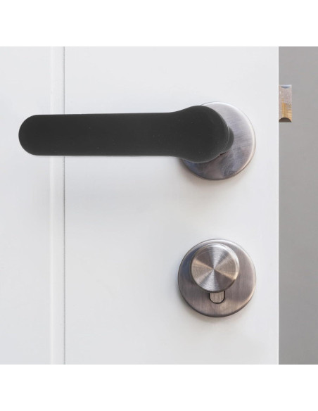 Fundas de Mango de Puerta Silicona uxcell 2 Pcs Antiestática