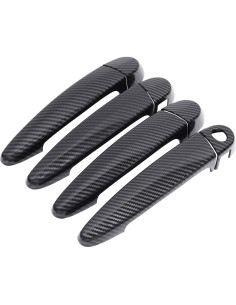 Cubiertas de Manijas de Puerta BMW NewYall Fibra Carbono 2