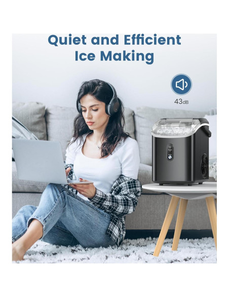 Máquina de Hielo Nugget COWSAR 15.42kg/día Compacta