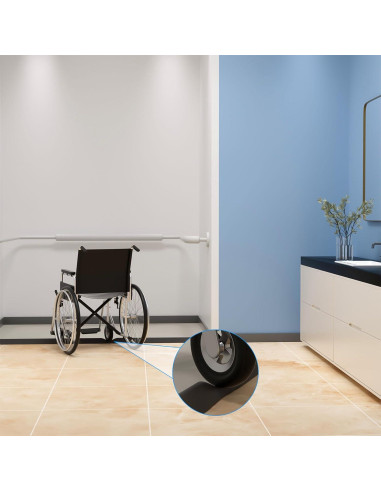 Barrera de Agua para Ducha Raycity 3,30 cm Negro 2,13 cm