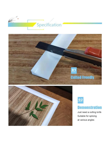 Tira de Agua de Silicona Eohmay 198 cm para Ducha y Fregadero