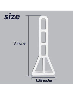 Dique Colapsable de Ducha Raycity 67 cm Blanco 2