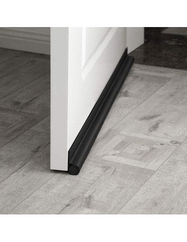 MAXTID Tapón de Corrientes para Puerta 91 cm Negro Ajustable