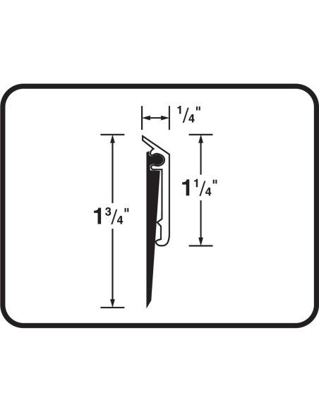 Barrera de Puerta M-D Building 91 cm Aluminio Plata