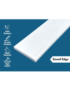 Umbral de Mármol Ingenierizado Blanco 60x10 cm Threshold.Shop 2