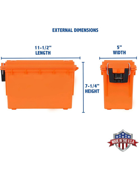 Caja de Almacenamiento Marina Sheffield 12680 Naranja 4.1L