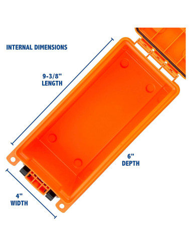 Caja de Almacenamiento Marina Sheffield 12680 Naranja 4.1L