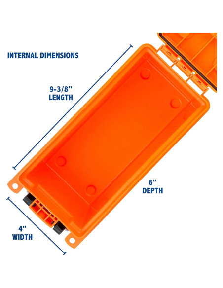 Caja de Almacenamiento Marina Sheffield 12680 Naranja 4.1L
