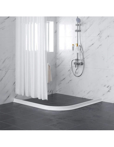 Dique de Ducha Colapsable KYDRAGON 1.6m Blanco 3" Alto