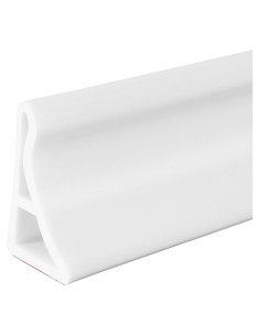 Duzzy Umbral de Ducha Colapsable 170 cm Blanco Accesible