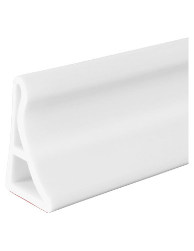 Duzzy Umbral de Ducha Colapsable 170 cm Blanco Accesible