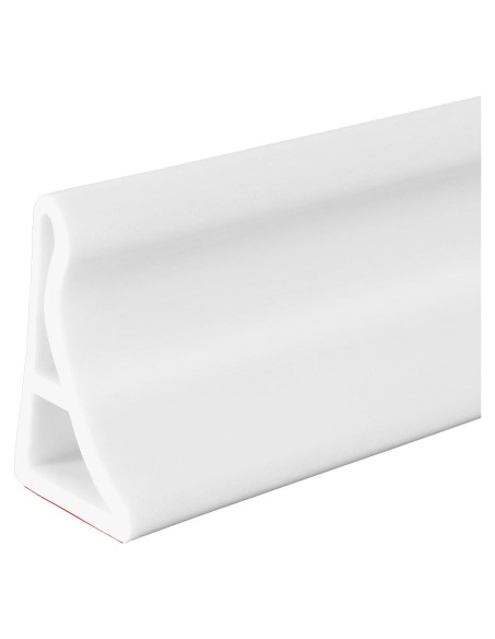 Duzzy Umbral de Ducha Colapsable 170 cm Blanco Accesible