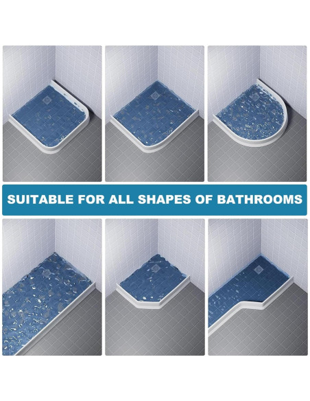 Barrera de Agua Ducha Ronsoile 67" Colapsable 3.8 cm