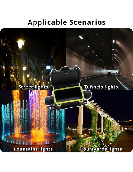 Caja de Conexiones Exterior Impermeable IP68 MAKERELE 2 Vías