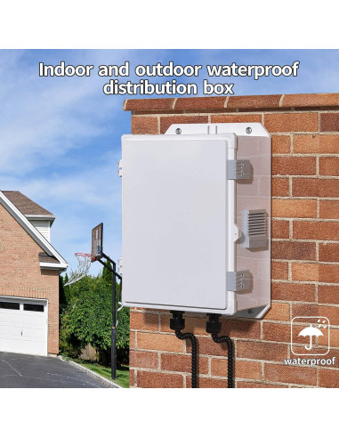 Caja de Conexiones Eléctricas para Exterior 33cm x 23cm