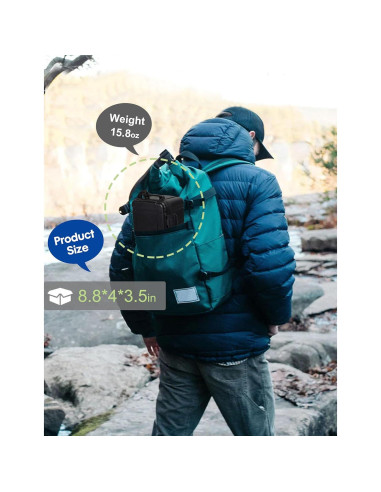 Caja Impermeable YVUDW 7002 con Bolsa de Malla 21x10 cm