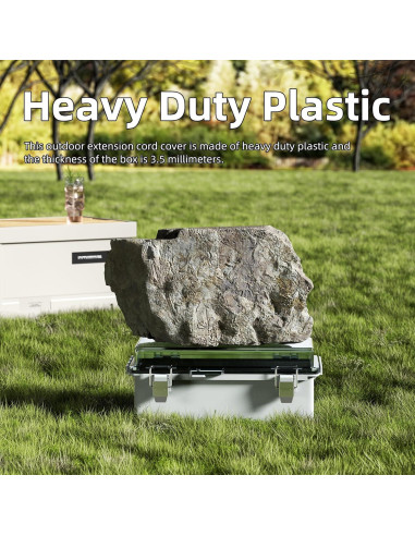 Cubierta de Cable de Extensión Joinfworld 20.57x10.67x9.65cm