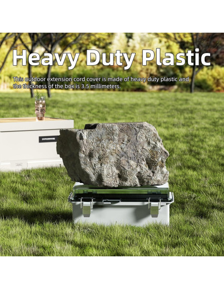 Cubierta de Cable de Extensión Joinfworld 20.57x10.67x9.65cm