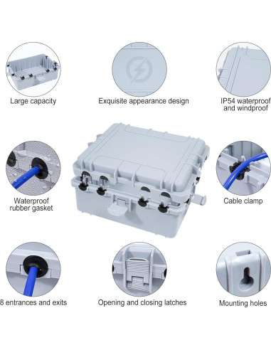 Caja Eléctrica Exterior Impermeable OUTDSPLY 32x23x13 cm