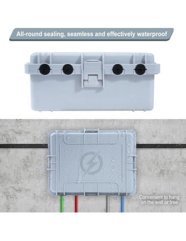 Caja Eléctrica Exterior Impermeable OUTDSPLY 32x23x13 cm