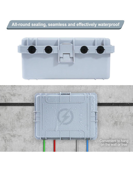 Caja Eléctrica Exterior Impermeable OUTDSPLY 32x23x13 cm Caja Eléctrica Exterior Impermeable OUTDSPLY 32x23x13 cm